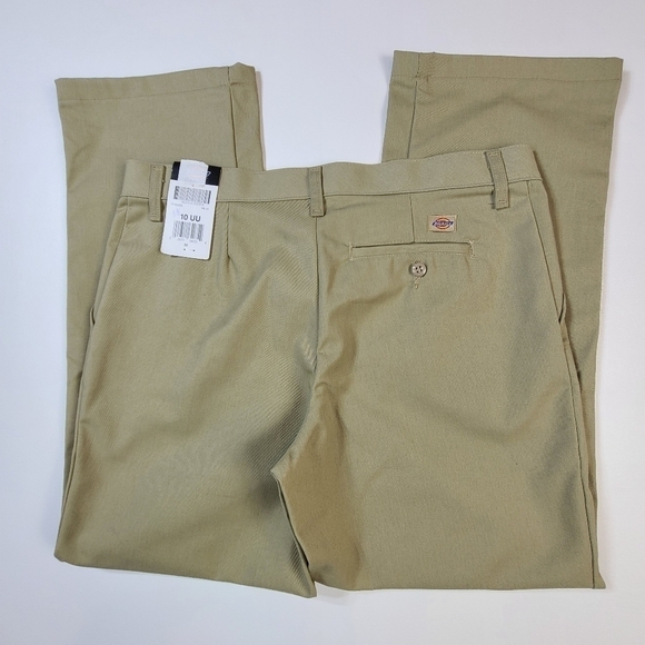 Dickies Pants Khaki Straight Leg for Women, Size 10 - Picture 11 of 13